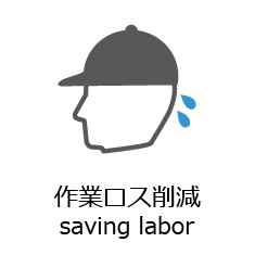 作業ロス低減 - saving labor