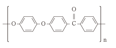 PEEKの分子構造