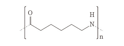 ナイロン6の分子構造式