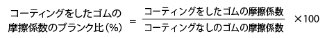 ブランク比の算出式