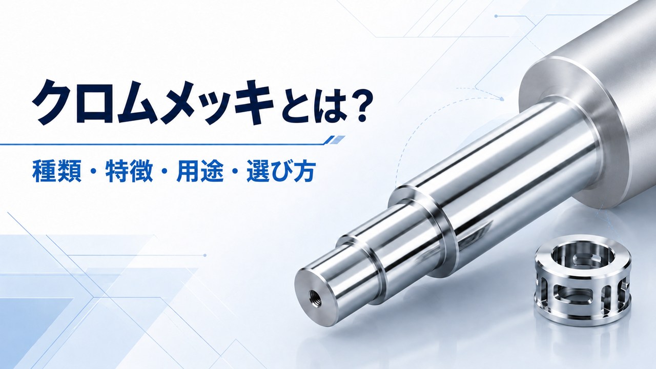 クロムメッキされたシャフトのイメージ