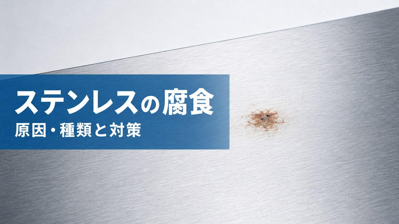ステンレスの腐食のイラスト
